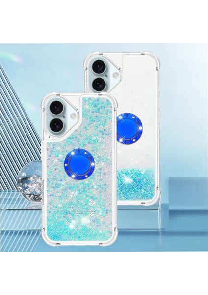 Halka Kickstand Darbeye Dayanıklı Koruma ile IPhone 16 Plus Için Telefon Kılıfı (Yurt Dışından) indirimleri