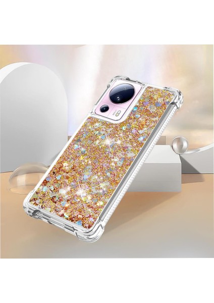 Xiaomi 13 Lite Tpu Koruyucu Quicksand Glitter Sparkle Için Telefon Kılıfı (Yurt Dışından) fırsatları