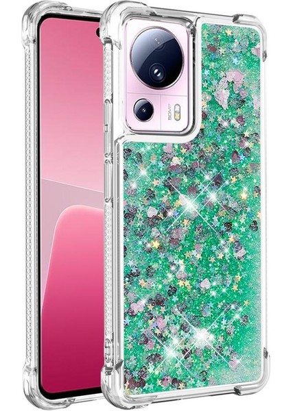 Xiaomi 13 Lite Tpu Koruyucu Quicksand Glitter Sparkle Için Telefon Kılıfı (Yurt Dışından)