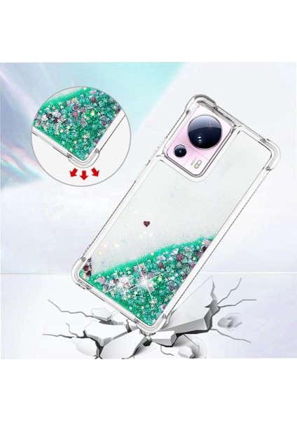 Xiaomi 13 Lite Tpu Koruyucu Quicksand Glitter Sparkle Için Telefon Kılıfı (Yurt Dışından) fırsatları