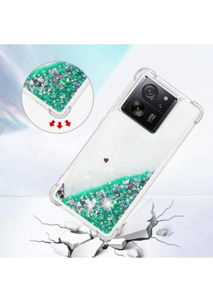 Telefon Kılıfı Için Xiaomi 13T/13T Pro Quicksand Sıvı Akan Glitter (Yurt Dışından) modelleri