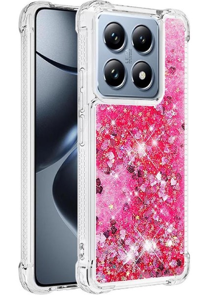 Xiaomi 14T Pro Darbeye Sıvı Akan Tpu Glitter Için Telefon Kılıfı (Yurt Dışından)