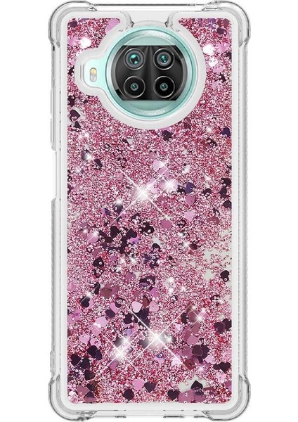 Xiaomi 10T Lite Darbeye Glitter Sparkle Sevimli Sıvı Tpu Için Telefon Kılıfı (Yurt Dışından) modelleri