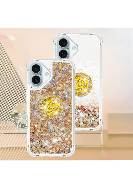 Halka Kickstand Darbeye Dayanıklı Koruma ile IPhone 16 Plus Için Telefon Kılıfı (Yurt Dışından) fırsatları