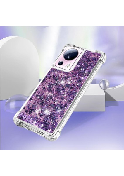 Xiaomi 13 Lite Tpu Koruyucu Quicksand Glitter Sparkle Için Telefon Kılıfı (Yurt Dışından) fiyatları
