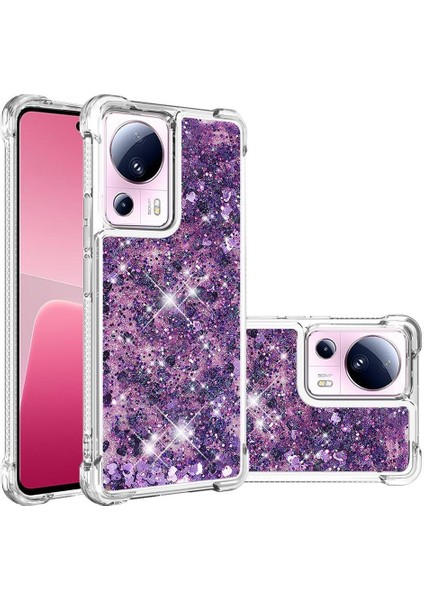 Xiaomi 13 Lite Tpu Koruyucu Quicksand Glitter Sparkle Için Telefon Kılıfı (Yurt Dışından) fırsatları