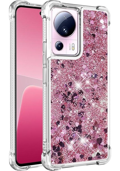 Xiaomi 13 Lite Tpu Koruyucu Quicksand Glitter Sparkle Için Telefon Kılıfı (Yurt Dışından)