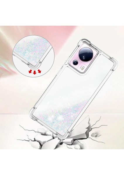 Xiaomi 13 Lite Tpu Koruyucu Quicksand Glitter Sparkle Için Telefon Kılıfı (Yurt Dışından) fiyatları
