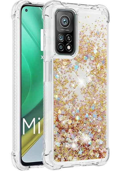 Xiaomi 10T/10T Pro Tpu Koruyucu Quicksand Glitter Sparkle Için Telefon Kılıfı (Yurt Dışından)