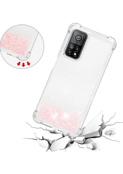 Xiaomi 10T/10T Pro Tpu Koruyucu Quicksand Glitter Sparkle Için Telefon Kılıfı (Yurt Dışından) fırsatları