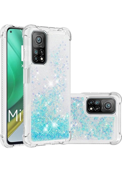 Xiaomi 10T/10T Pro Tpu Koruyucu Quicksand Glitter Sparkle Için Telefon Kılıfı (Yurt Dışından) modelleri