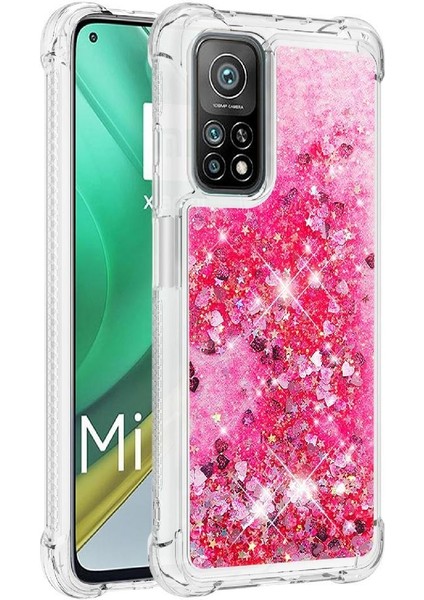 Xiaomi 10T/10T Pro Tpu Koruyucu Quicksand Glitter Sparkle Için Telefon Kılıfı (Yurt Dışından)