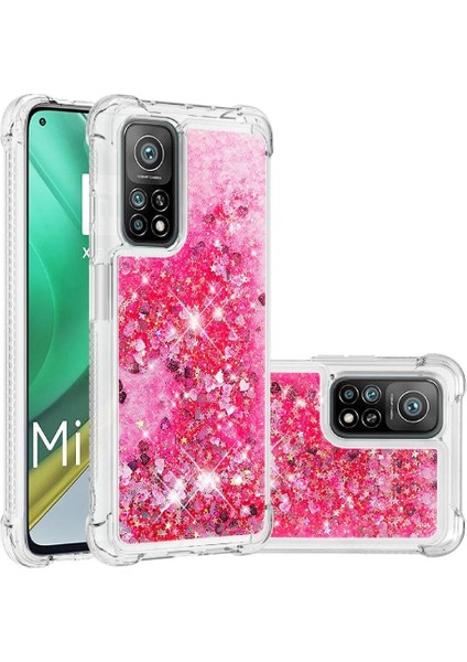Xiaomi 10T/10T Pro Tpu Koruyucu Quicksand Glitter Sparkle Için Telefon Kılıfı (Yurt Dışından) modelleri