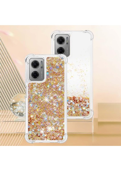 Xiaomi Poco M4 5g Darbeye Glitter Sparkle Sevimli Quicksand Için Telefon Kılıfı (Yurt Dışından) modelleri