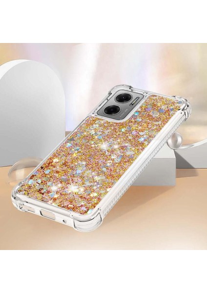 Xiaomi Poco M4 5g Darbeye Glitter Sparkle Sevimli Quicksand Için Telefon Kılıfı (Yurt Dışından) fırsatları