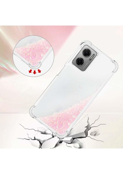 Xiaomi Poco M4 5g Darbeye Glitter Sparkle Sevimli Quicksand Için Telefon Kılıfı (Yurt Dışından) modelleri