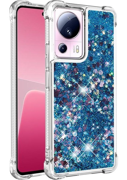 Xiaomi 13 Lite Tpu Koruyucu Quicksand Glitter Sparkle Için Telefon Kılıfı (Yurt Dışından)