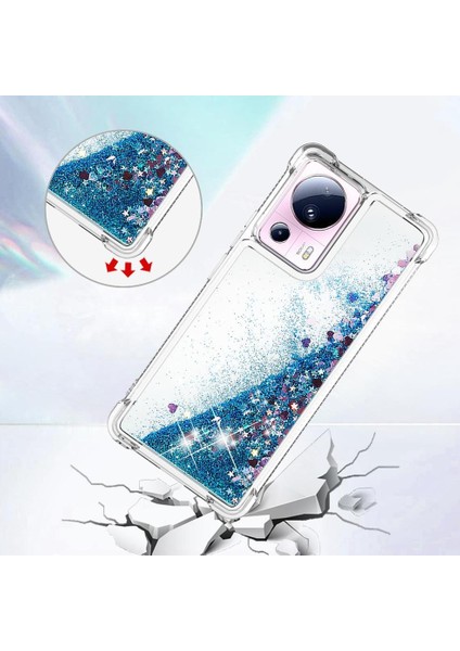 Xiaomi 13 Lite Tpu Koruyucu Quicksand Glitter Sparkle Için Telefon Kılıfı (Yurt Dışından) fiyatları