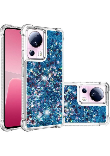 Xiaomi 13 Lite Tpu Koruyucu Quicksand Glitter Sparkle Için Telefon Kılıfı (Yurt Dışından) modelleri