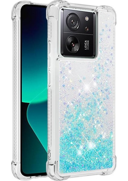 Telefon Kılıfı Için Xiaomi 13T/13T Pro Quicksand Sıvı Akan Glitter (Yurt Dışından)