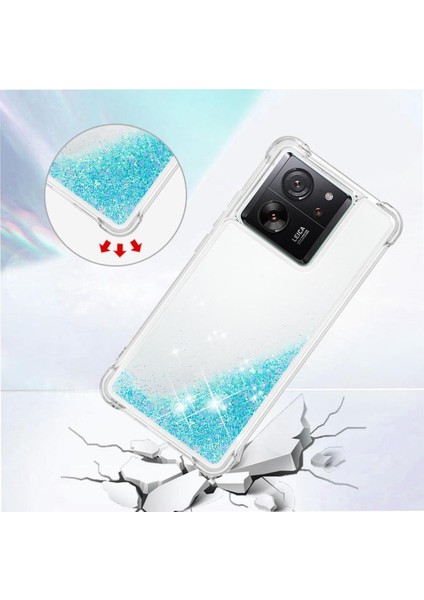 Telefon Kılıfı Için Xiaomi 13T/13T Pro Quicksand Sıvı Akan Glitter (Yurt Dışından) modelleri