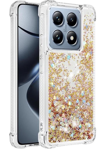 Xiaomi 14T Quicksand Darbeye Dayanıklı Sıvı Akan Tpu Için Telefon Kılıfı (Yurt Dışından)