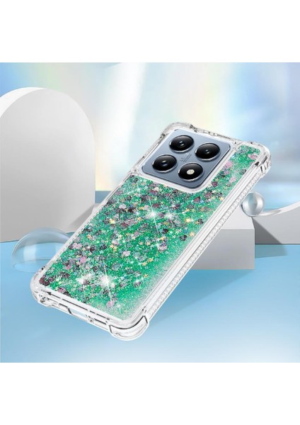 Xiaomi 14T Quicksand Darbeye Dayanıklı Sıvı Akan Tpu Için Telefon Kılıfı (Yurt Dışından) modelleri