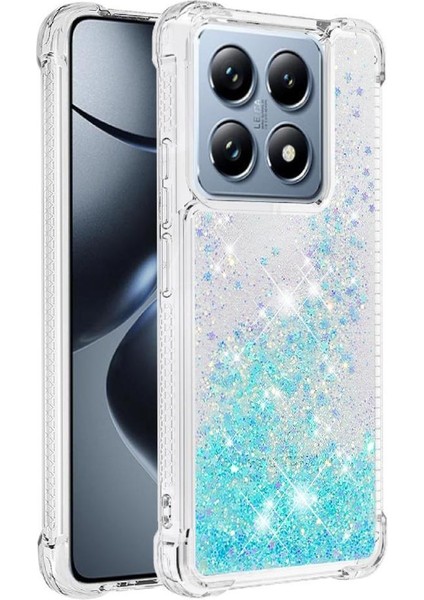 Xiaomi 14T Quicksand Darbeye Dayanıklı Sıvı Akan Tpu Için Telefon Kılıfı (Yurt Dışından)