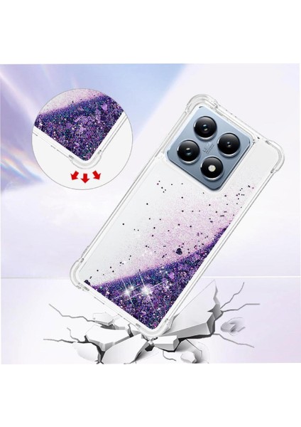 Xiaomi 14T Pro Darbeye Sıvı Akan Tpu Glitter Için Telefon Kılıfı (Yurt Dışından) fiyatları