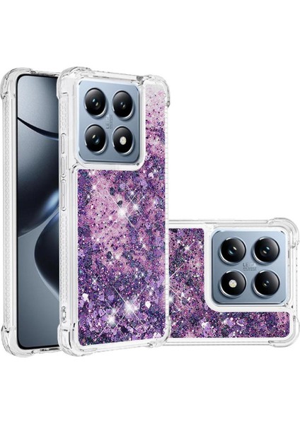 Xiaomi 14T Pro Darbeye Sıvı Akan Tpu Glitter Için Telefon Kılıfı (Yurt Dışından) fırsatları