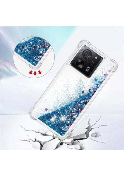 Telefon Kılıfı Için Xiaomi 13T/13T Pro Quicksand Sıvı Akan Glitter (Yurt Dışından) modelleri