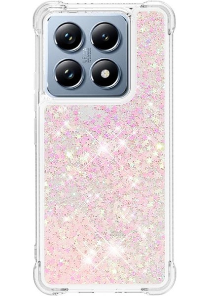 Xiaomi 14T Quicksand Darbeye Dayanıklı Sıvı Akan Tpu Için Telefon Kılıfı (Yurt Dışından) modelleri