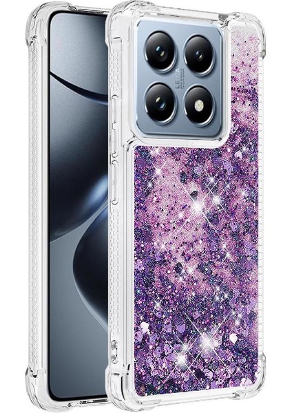 Xiaomi 14T Quicksand Darbeye Dayanıklı Sıvı Akan Tpu Için Telefon Kılıfı (Yurt Dışından)