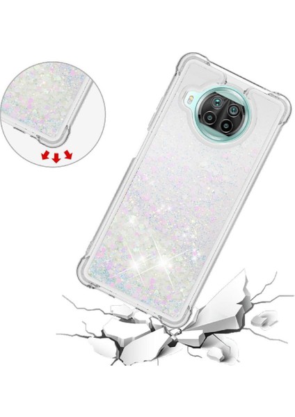 Xiaomi 10T Lite Darbeye Glitter Sparkle Sevimli Sıvı Tpu Için Telefon Kılıfı (Yurt Dışından) fiyatları