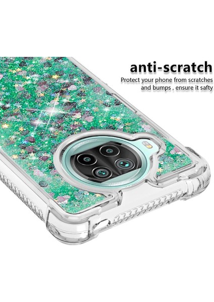 Xiaomi 10T Lite Darbeye Glitter Sparkle Sevimli Sıvı Tpu Için Telefon Kılıfı (Yurt Dışından) modelleri