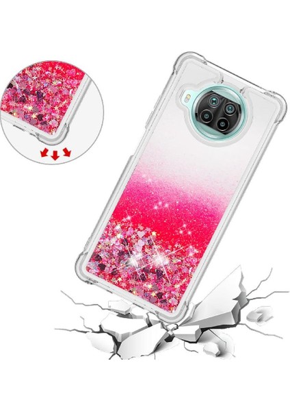 Xiaomi 10T Lite Darbeye Glitter Sparkle Sevimli Sıvı Tpu Için Telefon Kılıfı (Yurt Dışından) fiyatları