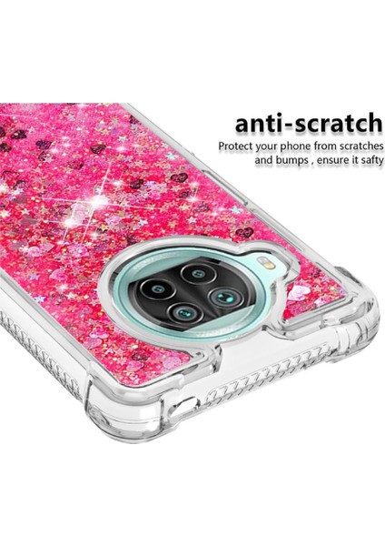 Xiaomi 10T Lite Darbeye Glitter Sparkle Sevimli Sıvı Tpu Için Telefon Kılıfı (Yurt Dışından) modelleri