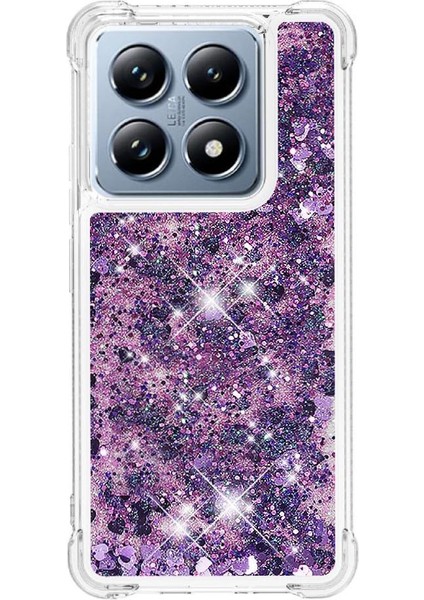 Xiaomi 14T Quicksand Darbeye Dayanıklı Sıvı Akan Tpu Için Telefon Kılıfı (Yurt Dışından) modelleri