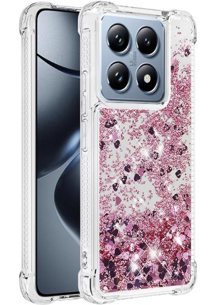 Xiaomi 14T Quicksand Darbeye Dayanıklı Sıvı Akan Tpu Için Telefon Kılıfı (Yurt Dışından)