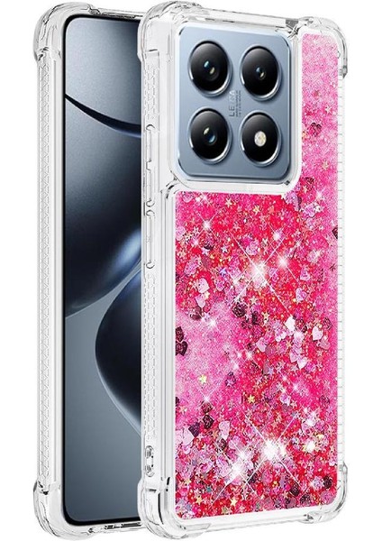 Xiaomi 14T Quicksand Darbeye Dayanıklı Sıvı Akan Tpu Için Telefon Kılıfı (Yurt Dışından)