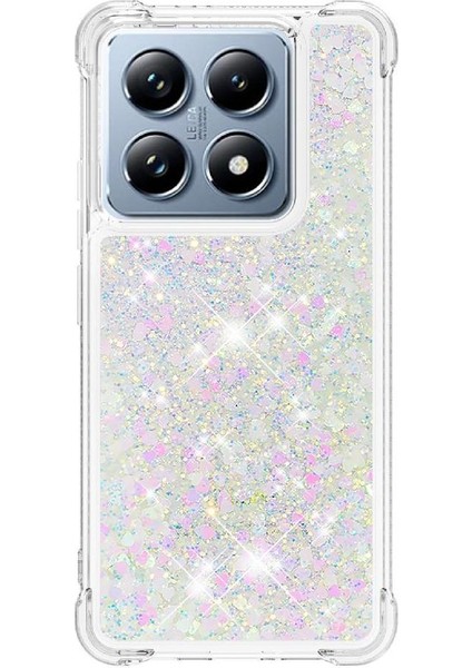 Xiaomi 14T Pro Darbeye Sıvı Akan Tpu Glitter Için Telefon Kılıfı (Yurt Dışından) fiyatları
