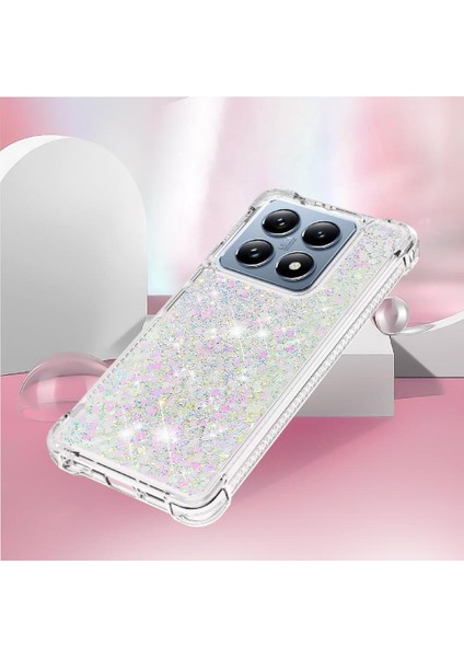 Xiaomi 14T Pro Darbeye Sıvı Akan Tpu Glitter Için Telefon Kılıfı (Yurt Dışından) fırsatları