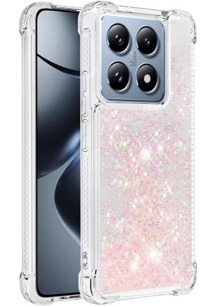 Xiaomi 14T Pro Darbeye Sıvı Akan Tpu Glitter Için Telefon Kılıfı (Yurt Dışından)