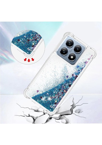 Xiaomi 14T Pro Darbeye Sıvı Akan Tpu Glitter Için Telefon Kılıfı (Yurt Dışından) fiyatları