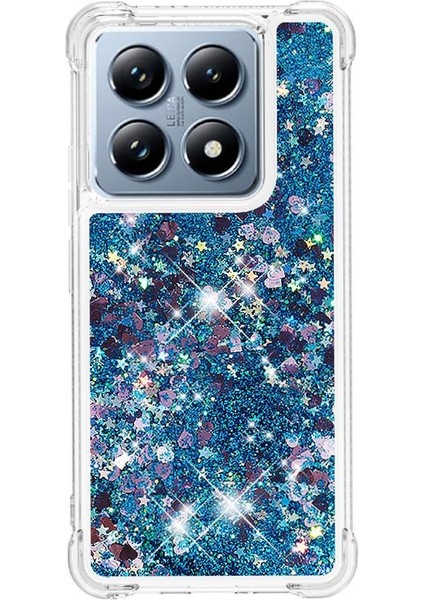 Xiaomi 14T Pro Darbeye Sıvı Akan Tpu Glitter Için Telefon Kılıfı (Yurt Dışından) modelleri