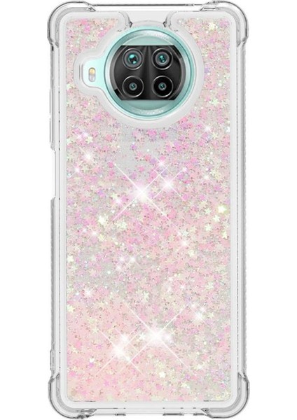 Xiaomi 10T Lite Darbeye Glitter Sparkle Sevimli Sıvı Tpu Için Telefon Kılıfı (Yurt Dışından) modelleri