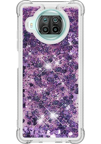 Xiaomi 10T Lite Darbeye Glitter Sparkle Sevimli Sıvı Tpu Için Telefon Kılıfı (Yurt Dışından) modelleri