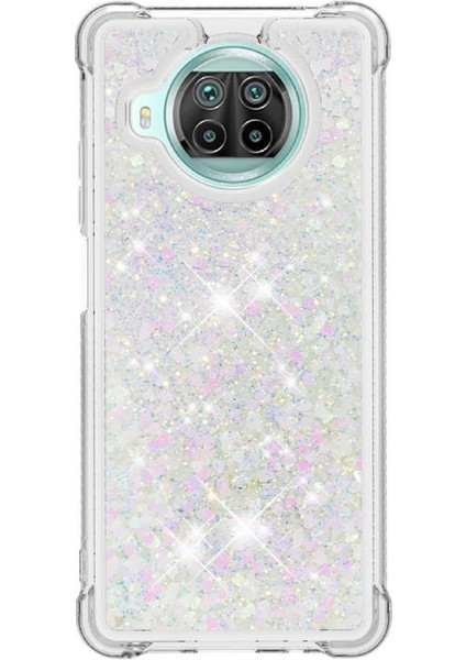 Xiaomi 10T Lite Darbeye Glitter Sparkle Sevimli Sıvı Tpu Için Telefon Kılıfı (Yurt Dışından) modelleri