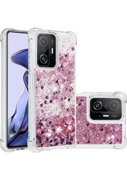 Telefon Kılıfı Için Xiaomi 11T/11T Pro Quicksand Glitter Sparkle Sevimli Tpu (Yurt Dışından) modelleri