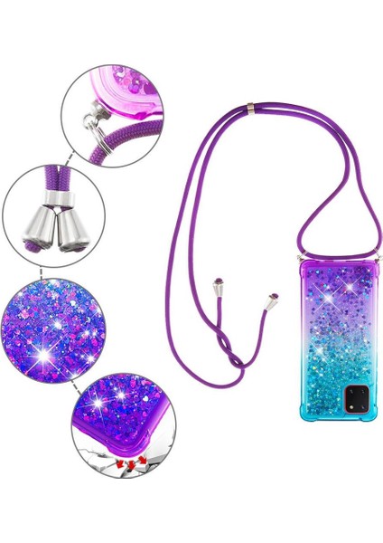 Samsung Galaxy Note 10 Lite Degrade Renkli Telefon Için Quicksand Telefon Kılıfı (Yurt Dışından) modelleri